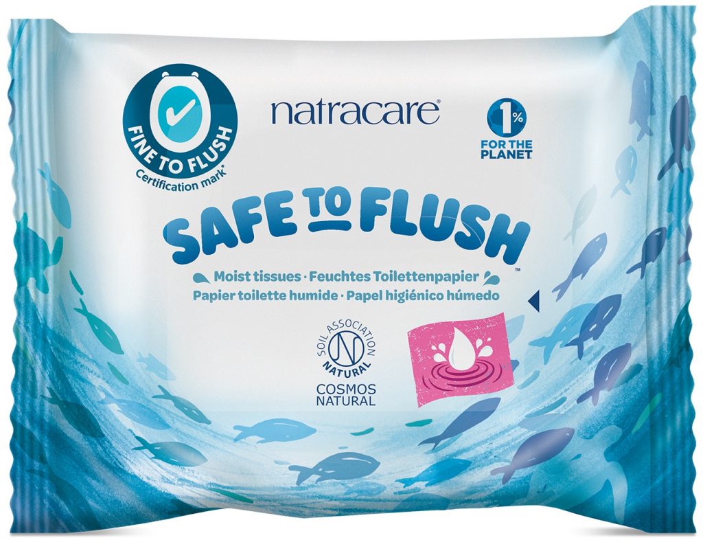 Feuchtes Toilettenpapier -