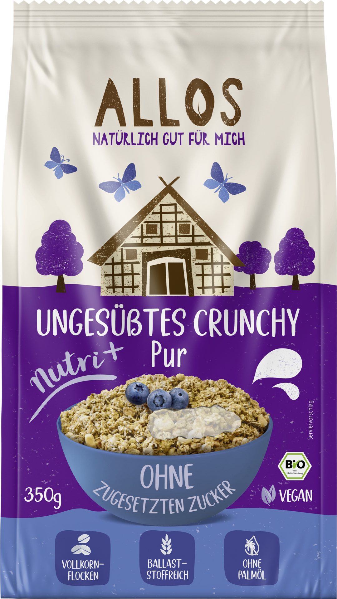 Ungesüßtes Crunchy Pur