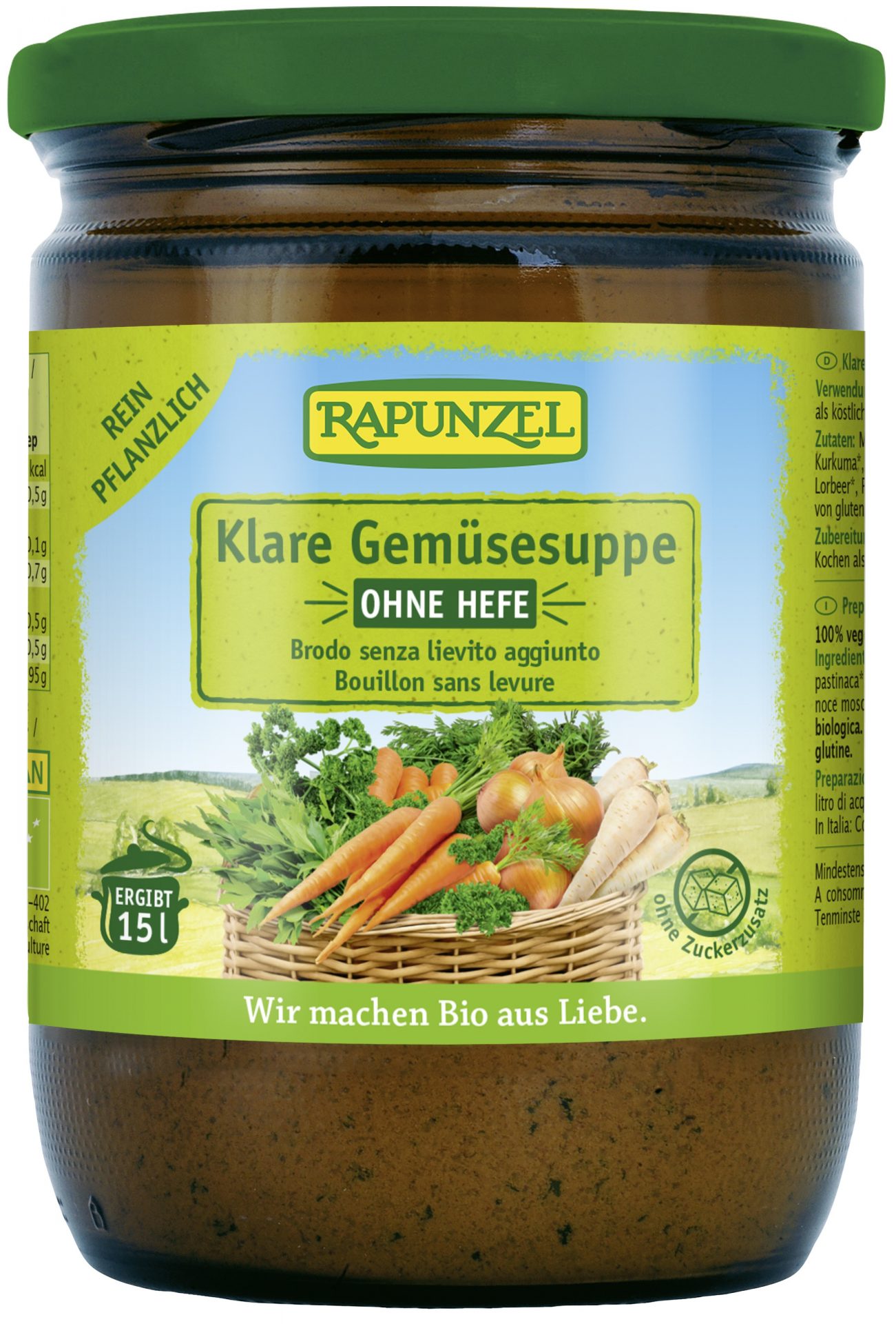 Klare Suppe ohne Hefe
