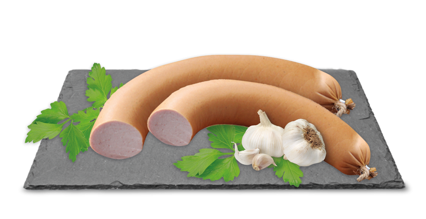 Bruder-Ei Geflügelfleisch- wurst mit Knoblauch