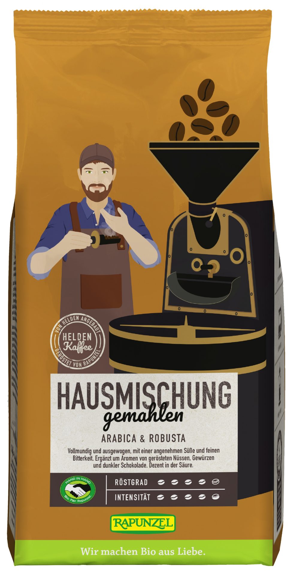Heldenkaffee Hausmischung gemahlen HIH