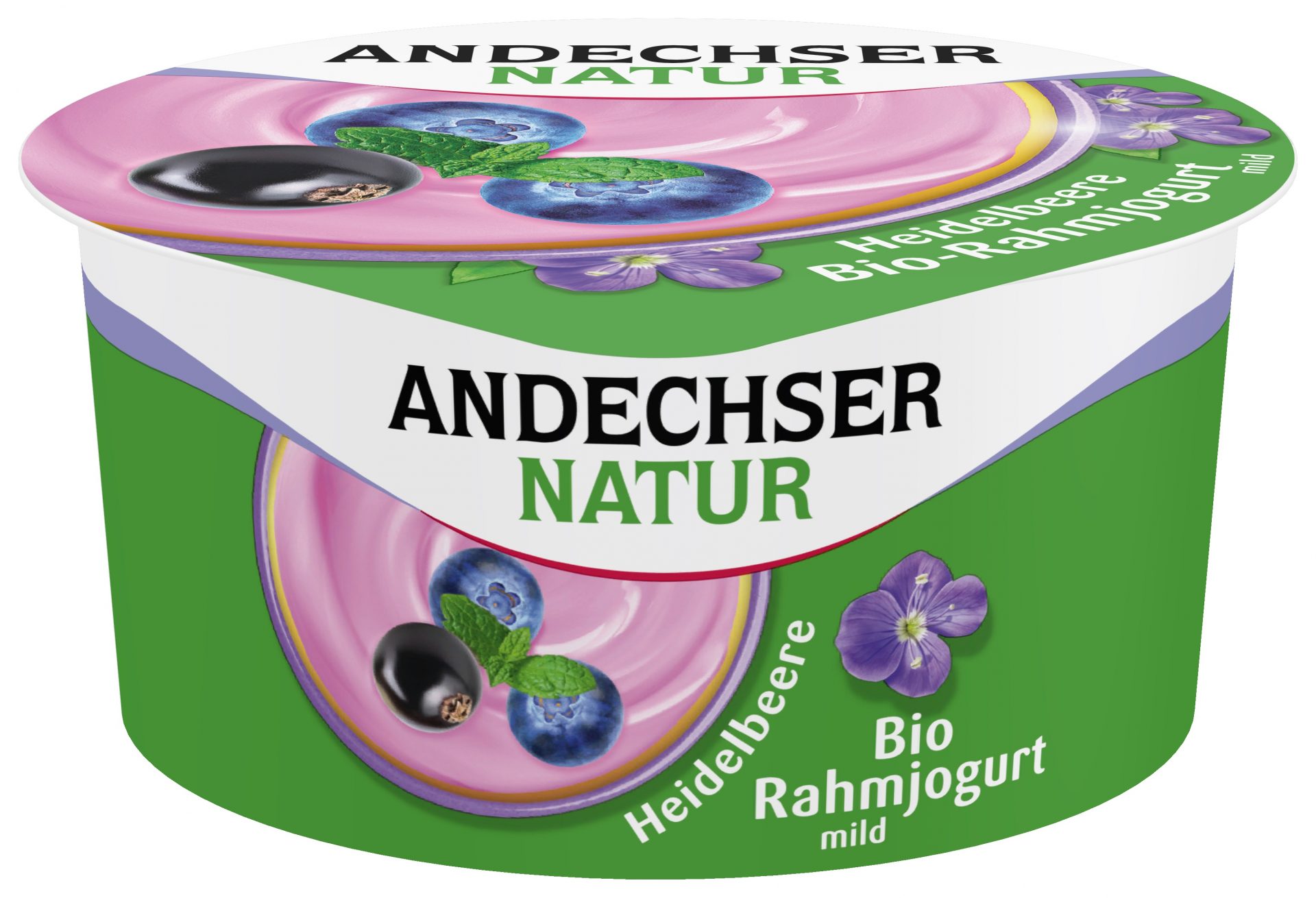 Rahmjoghurt Heidelbeere-Cassis