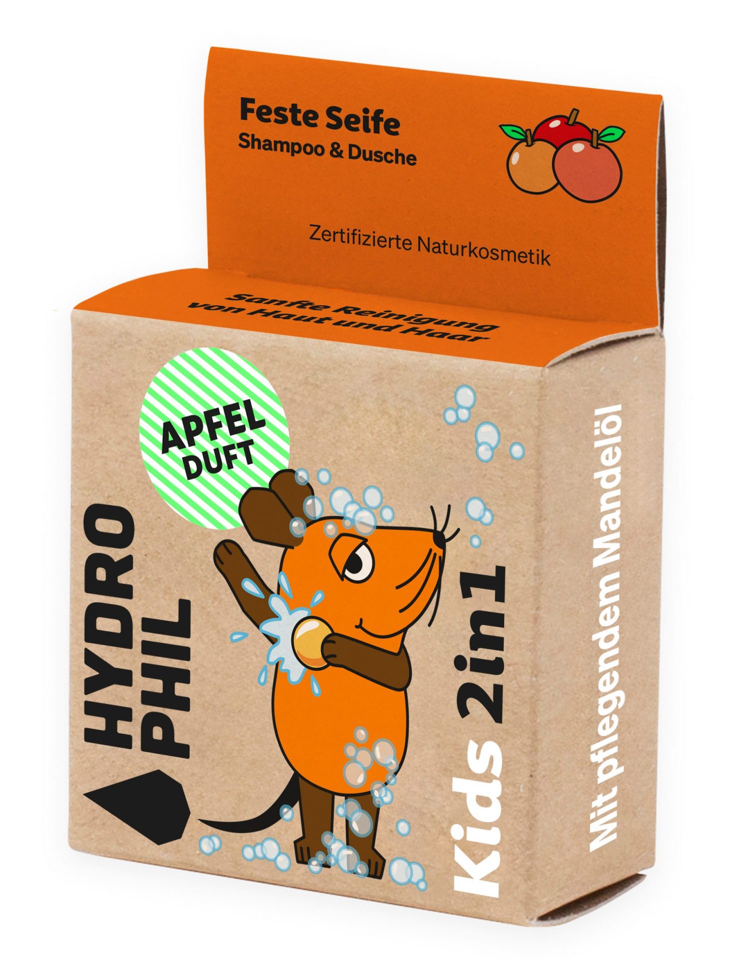 Kids Sha.&Dusche Maus Apfel