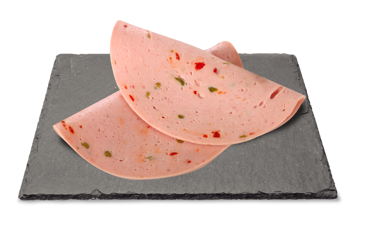 Mortadella mit Paprika