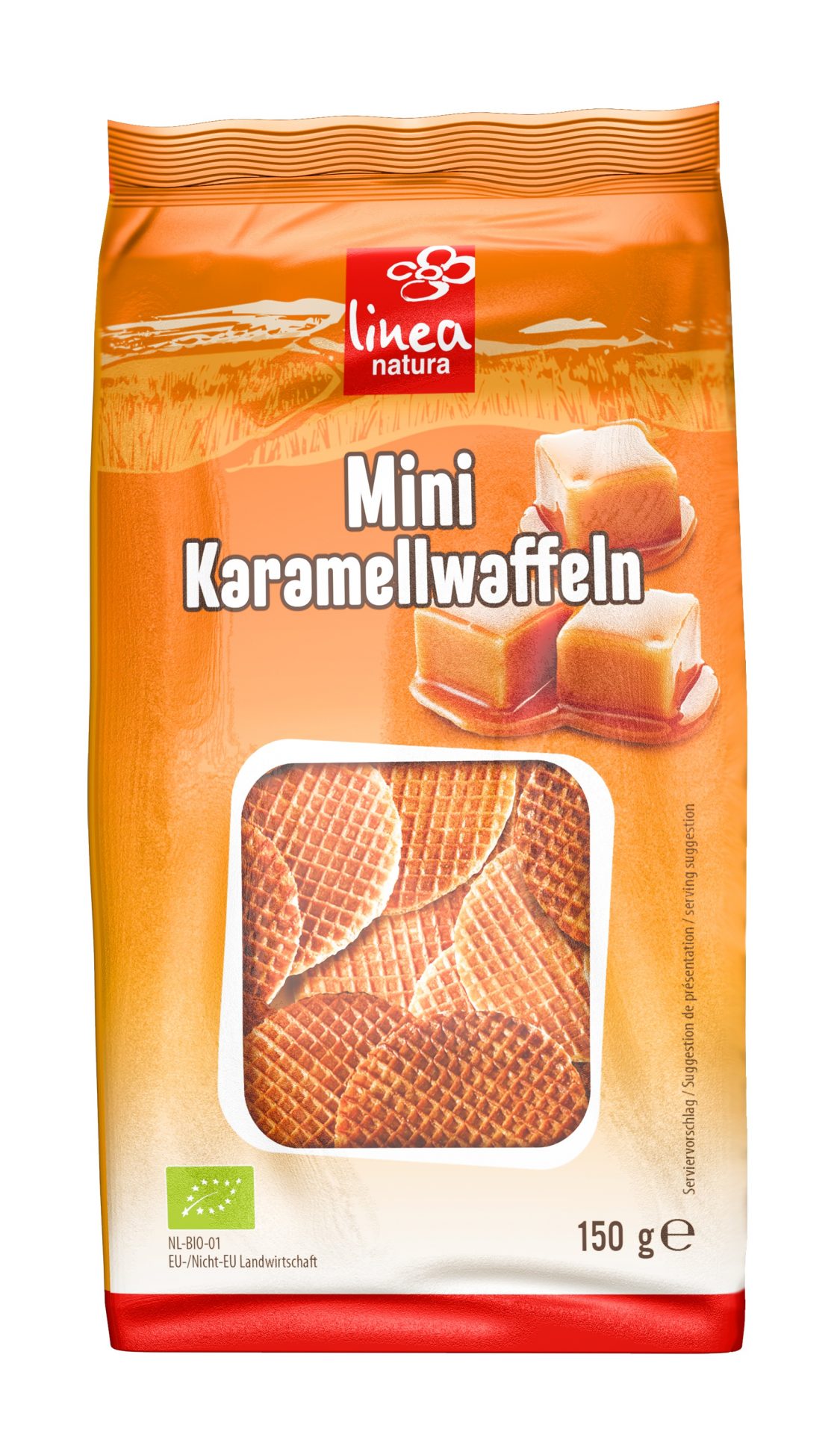 Mini Karamellwaffeln