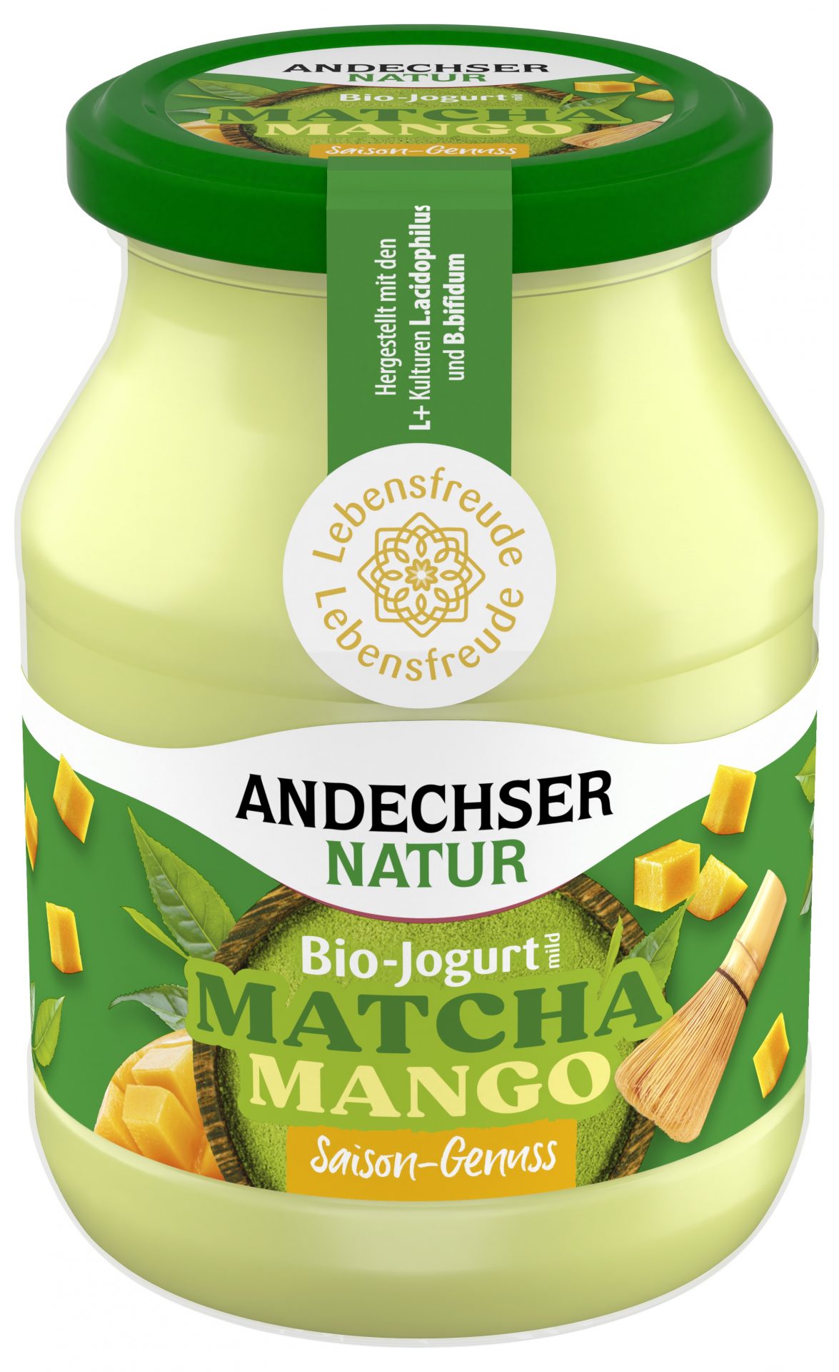 Joghurt Matcha-Mango 3,8%
