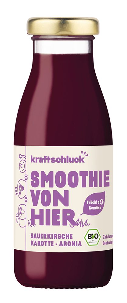 Smoothie von hier – lila