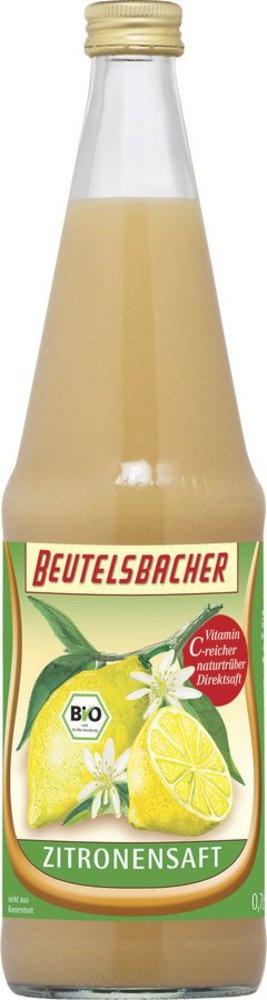 Bio Zitronensaft naturtrüber Direktsaft