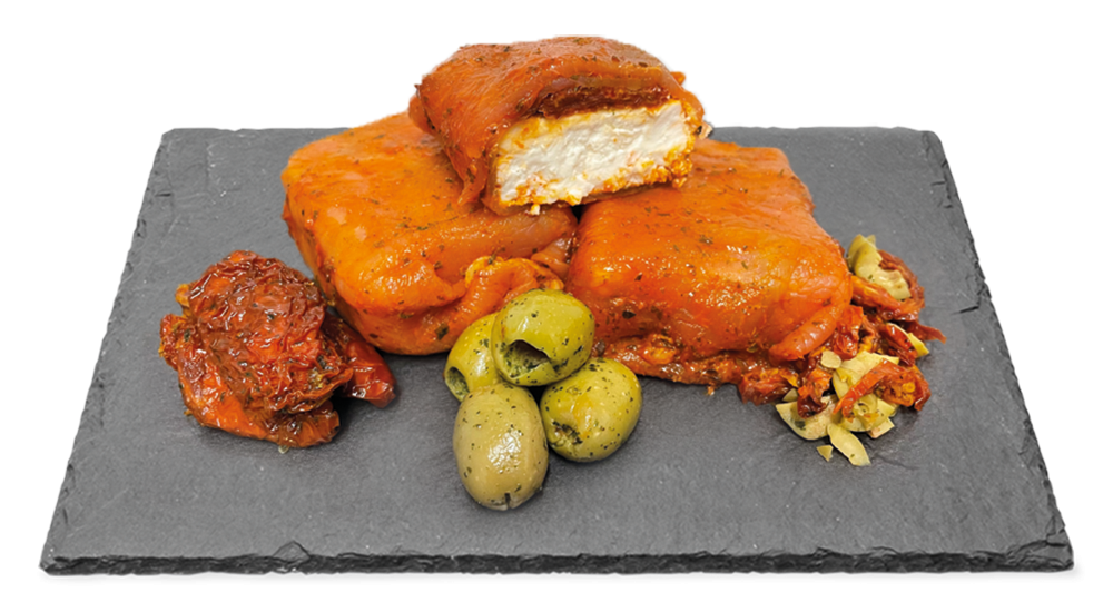Lachstasche mediterran