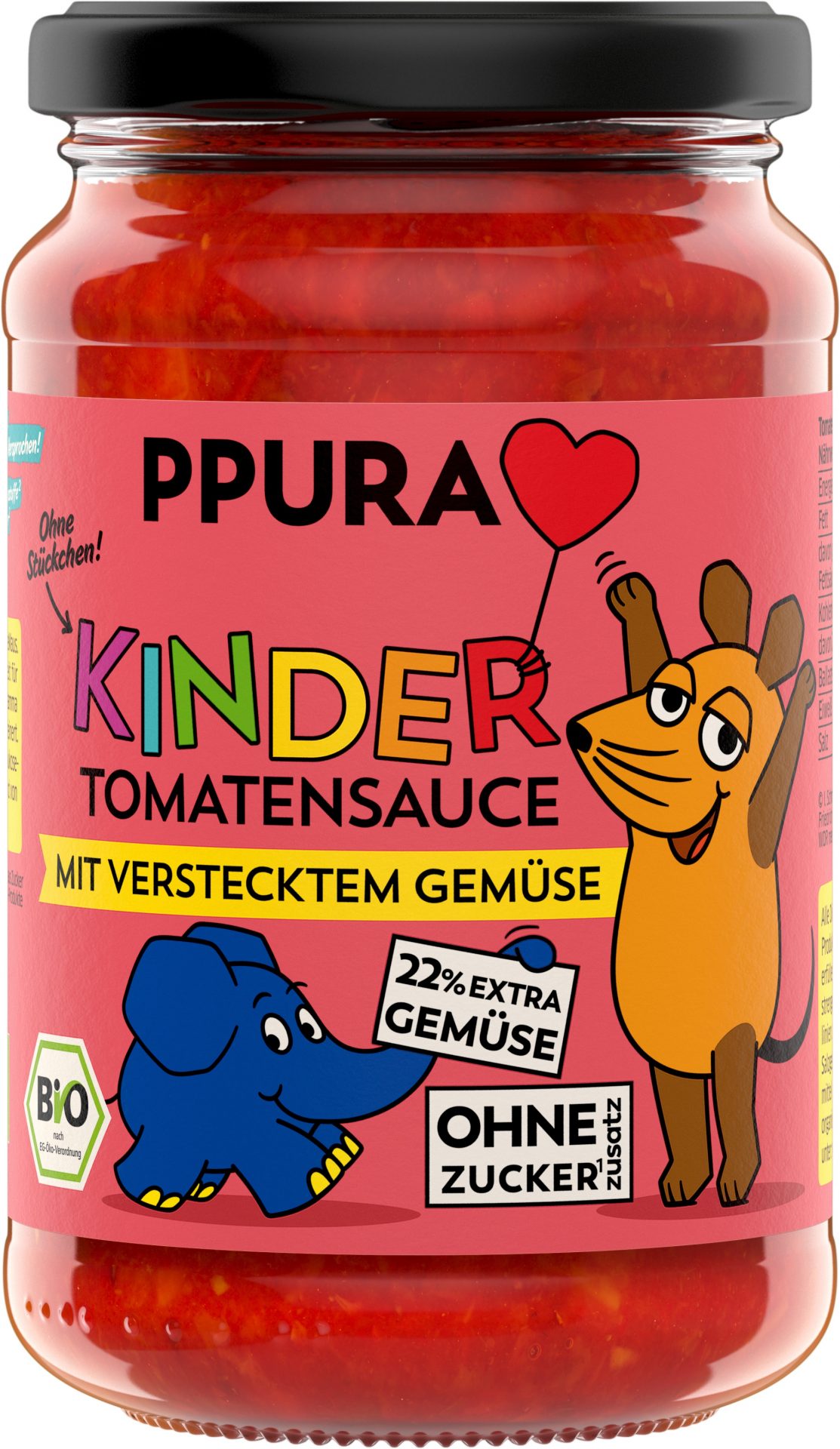 Tomatensauce für Kinder mit verstecktem Gemüse