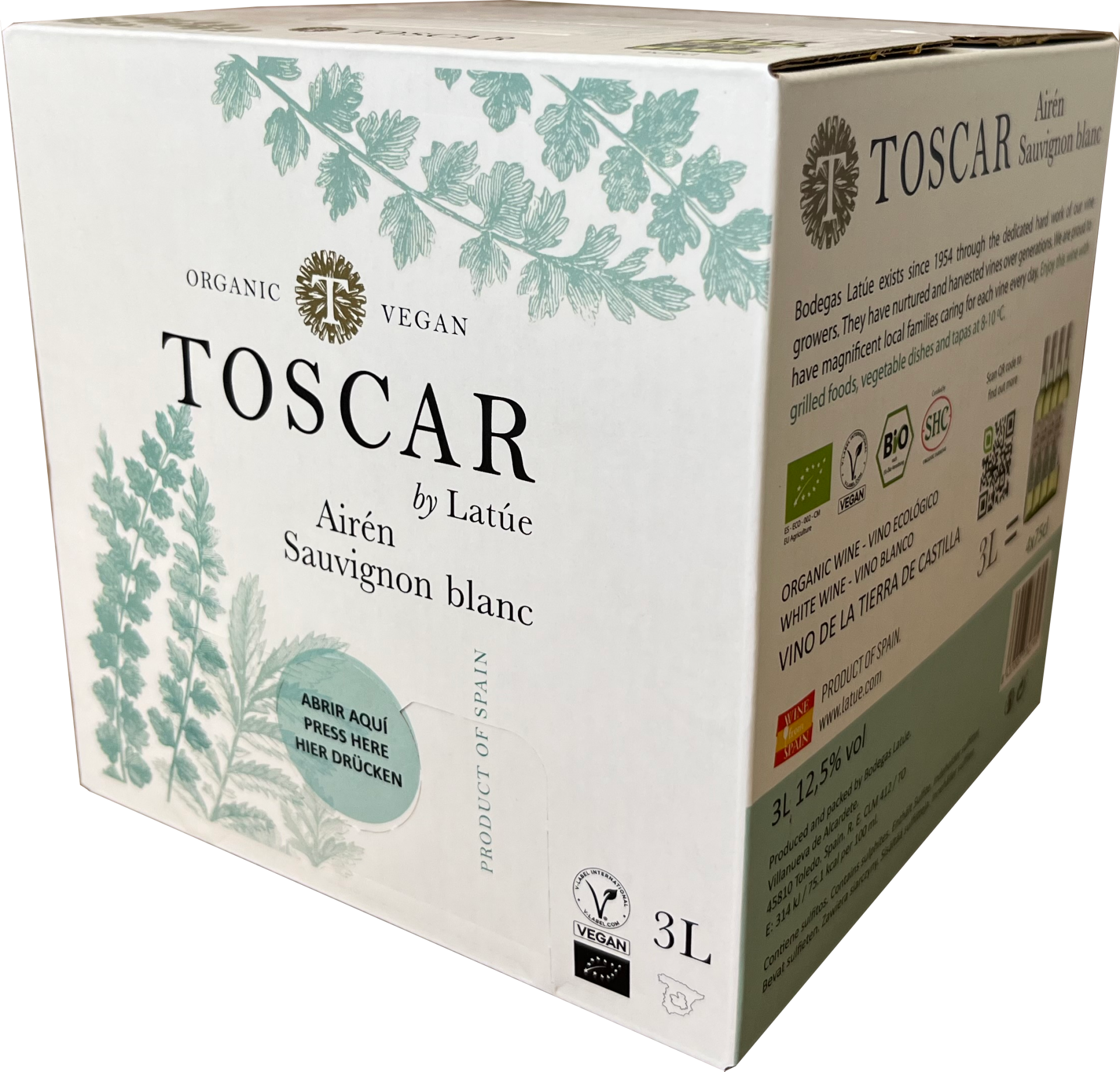 Toscar Airén-Sauvignon blanc BIB