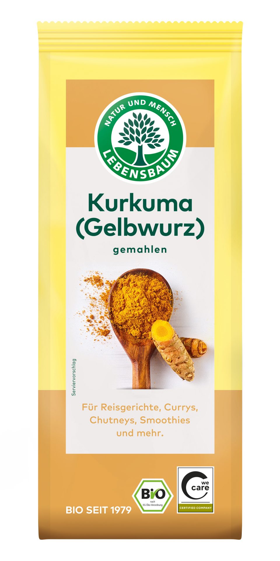 Kurkuma, gemahlen
