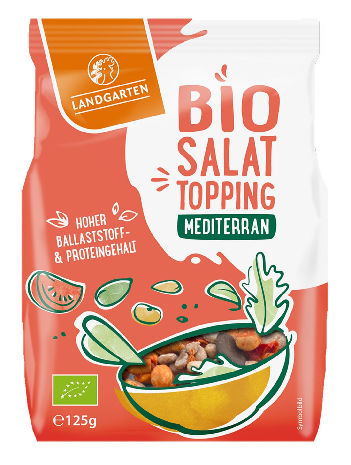 Salattopping mediterran