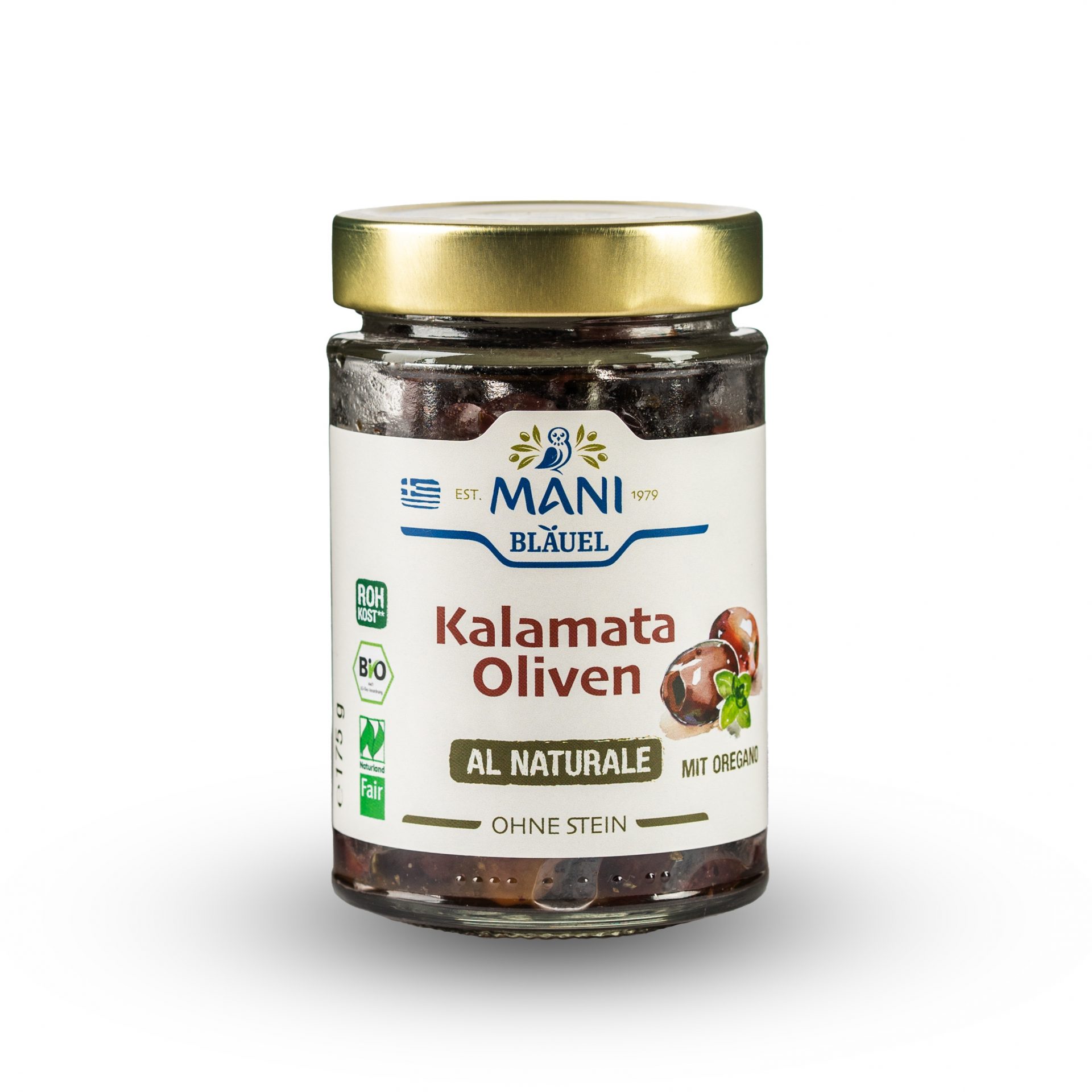 Kalamata Oliven al naturale, entkernt