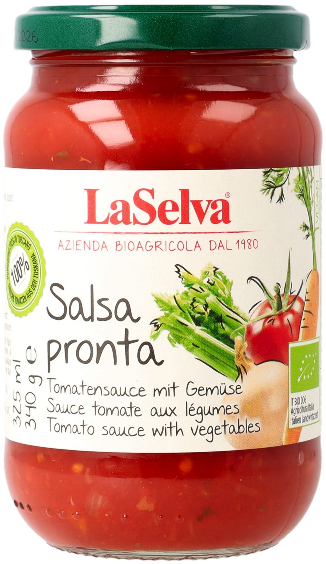 Salsa Pronta Tomatensauce mit Gemüse