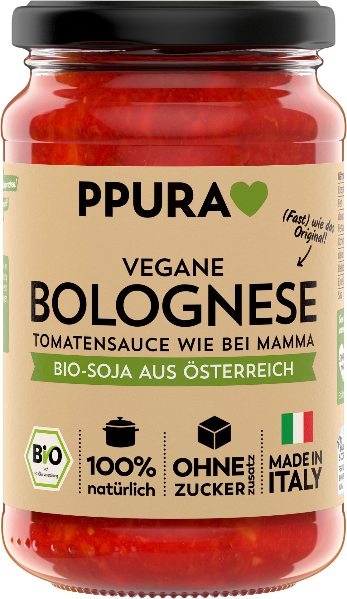Tomatensauce vegane Bolognese