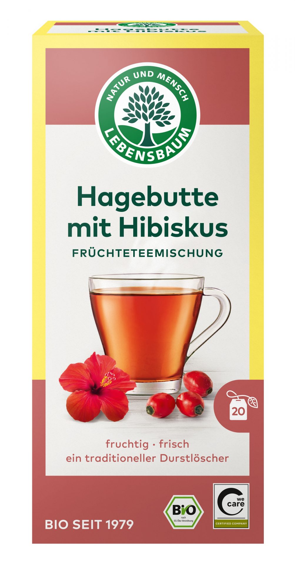 Hagebutte mit Hibiskus Tee