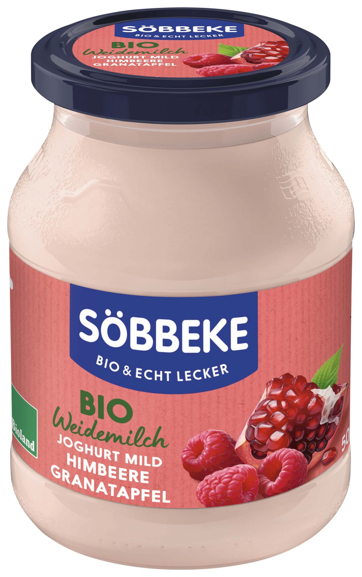 Joghurt Pur Bio Himbeere-Granatapfel