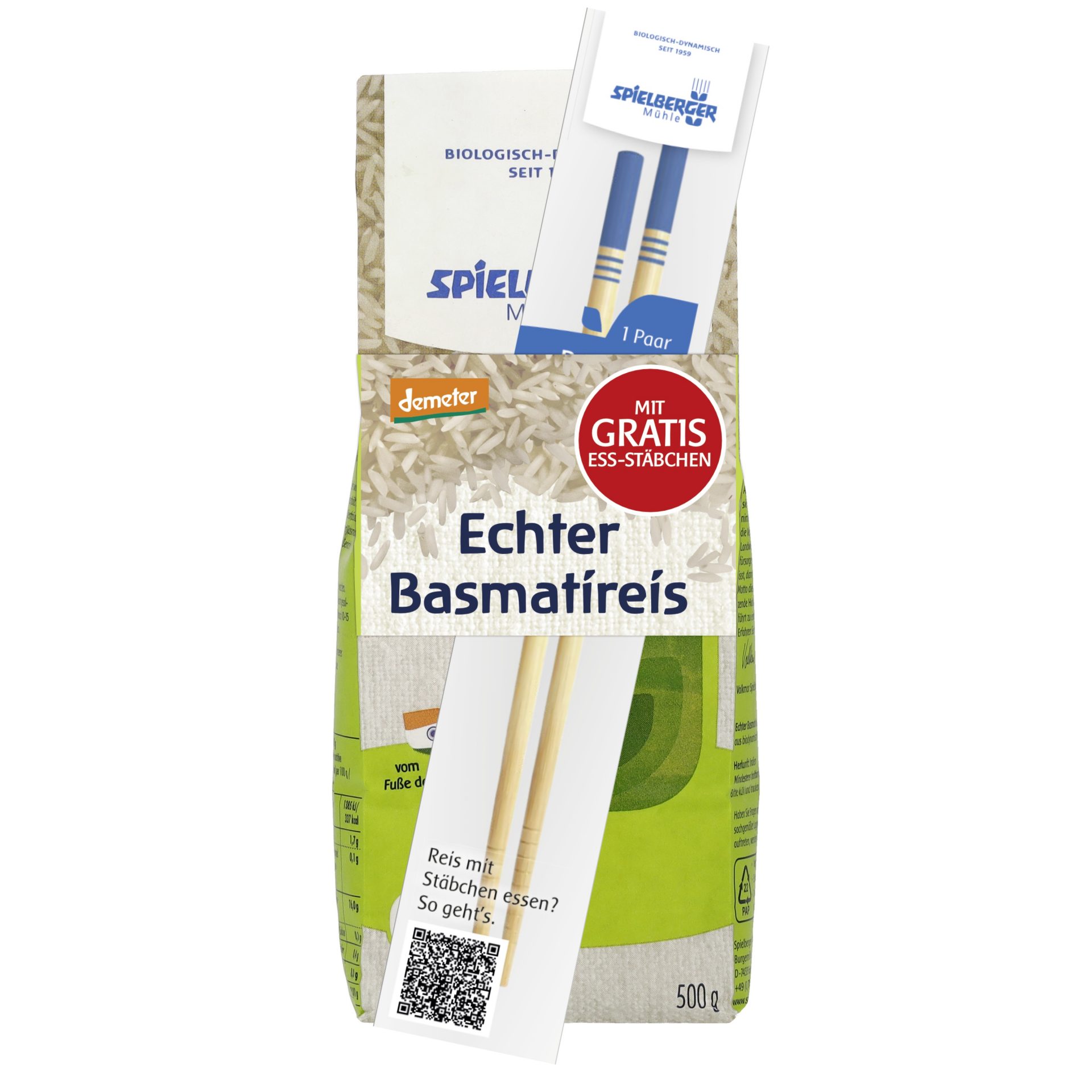 Echter Basmatireis, weiß