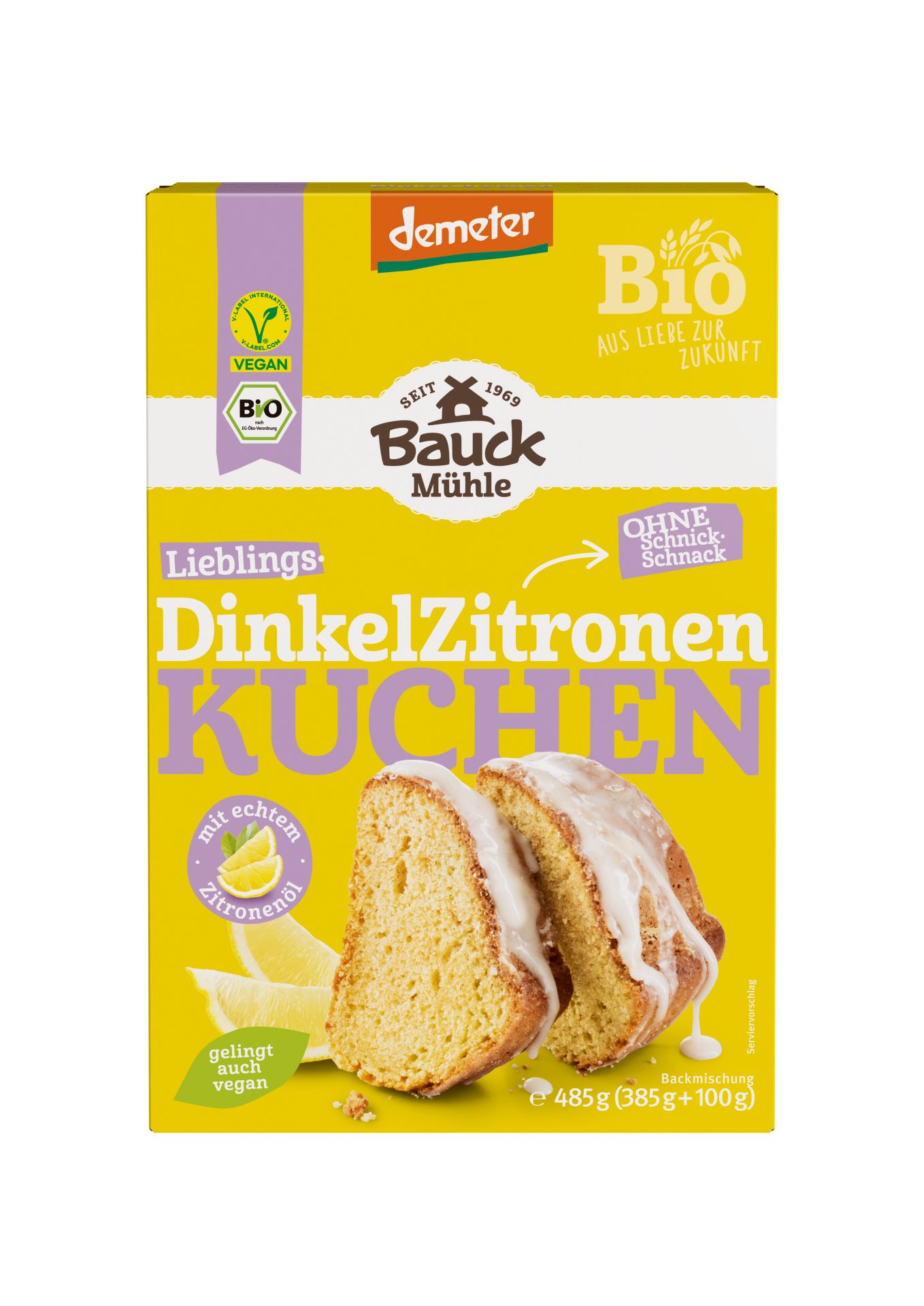 Backmischung Dinkel- Zitrone