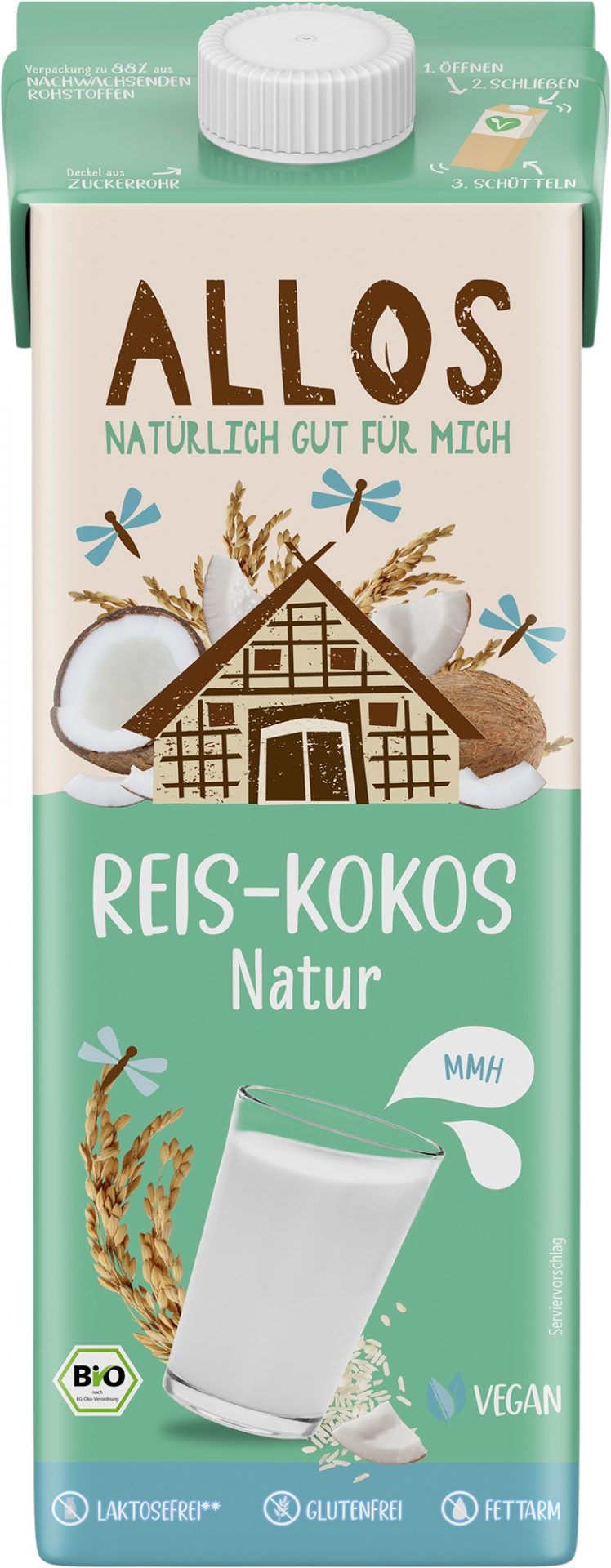 Reis Kokos Drink ungesüßt