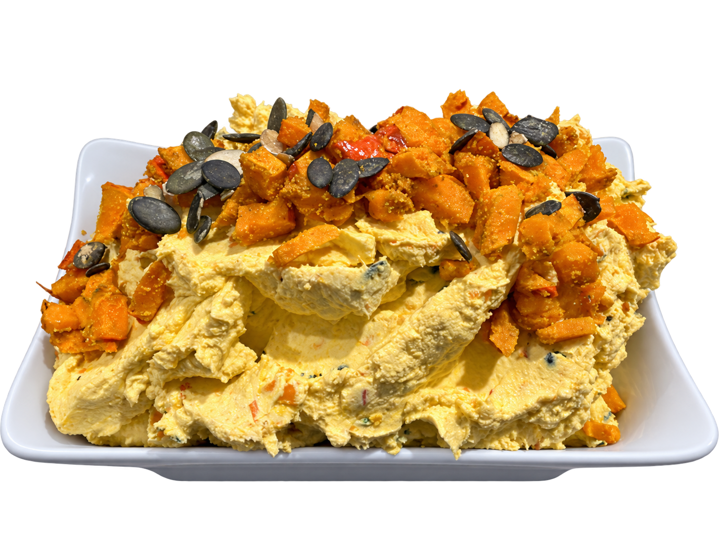 Frischkäsezubereitung Kürbis