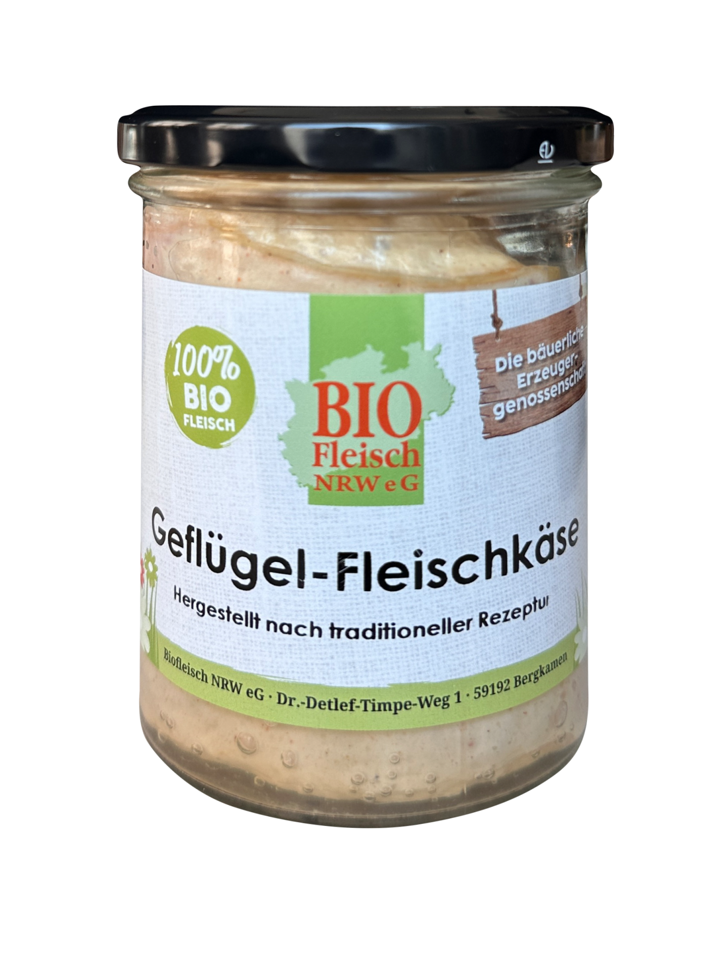 Geflügel Leberkäse im Glas