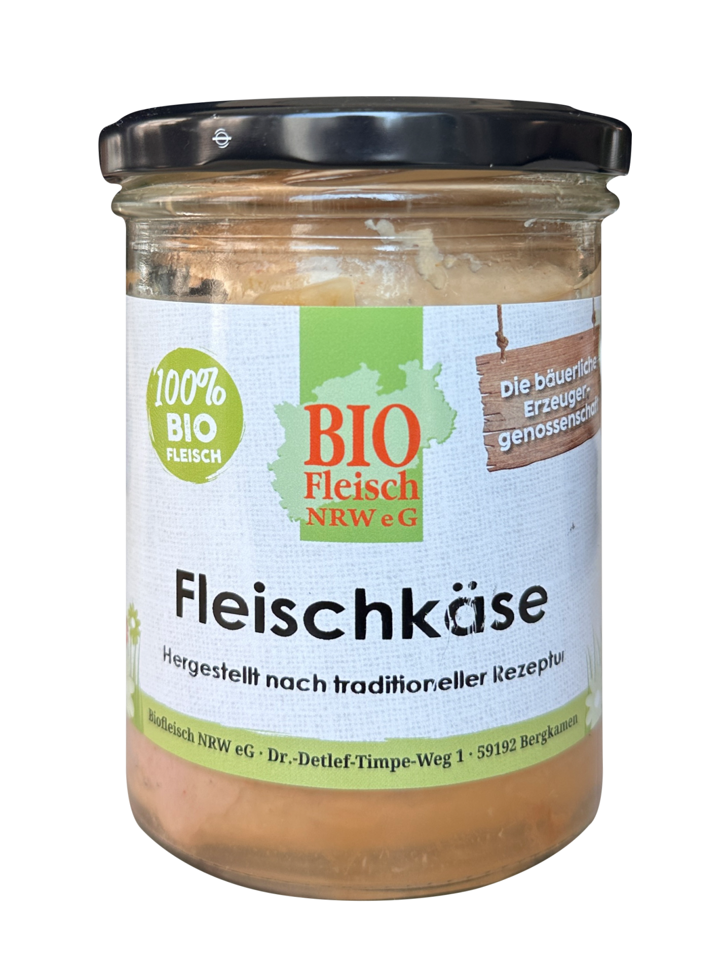 Schweine Leberkäse im Glas