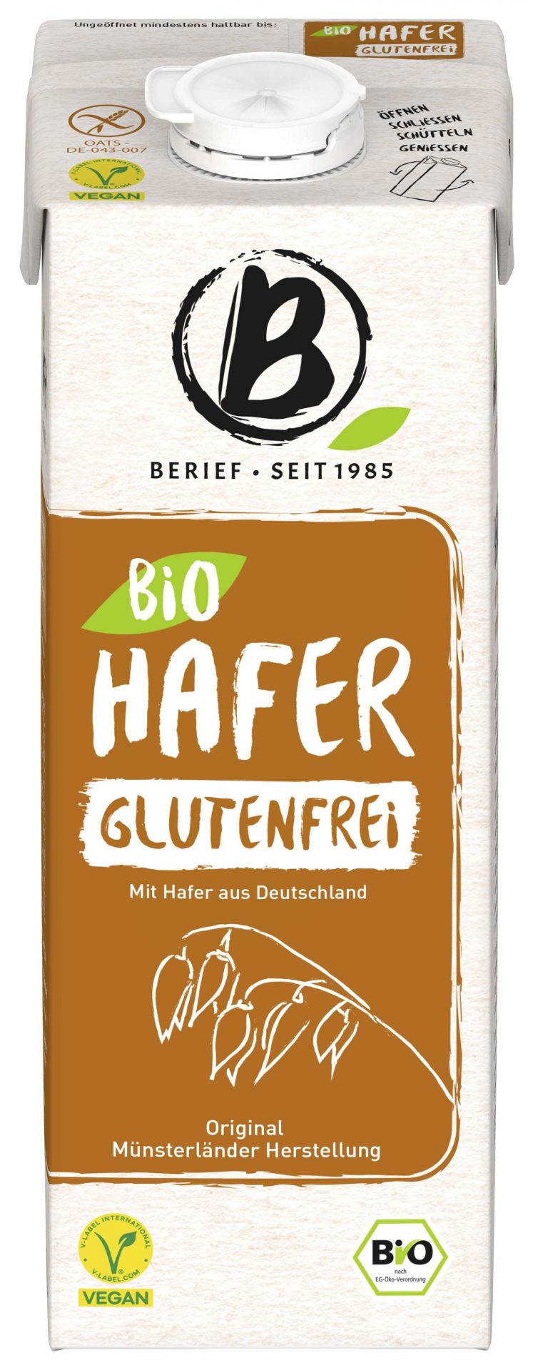 Hafer Drink glutenfrei