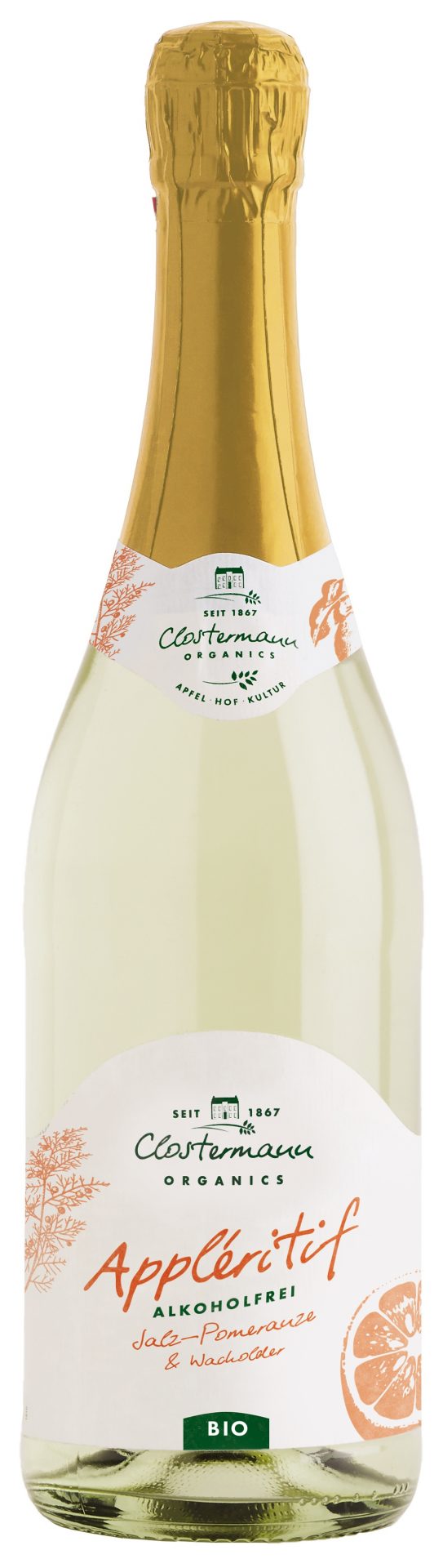 Appleritif Salz-Pomeranze & Wacholder, alkoholfrei
