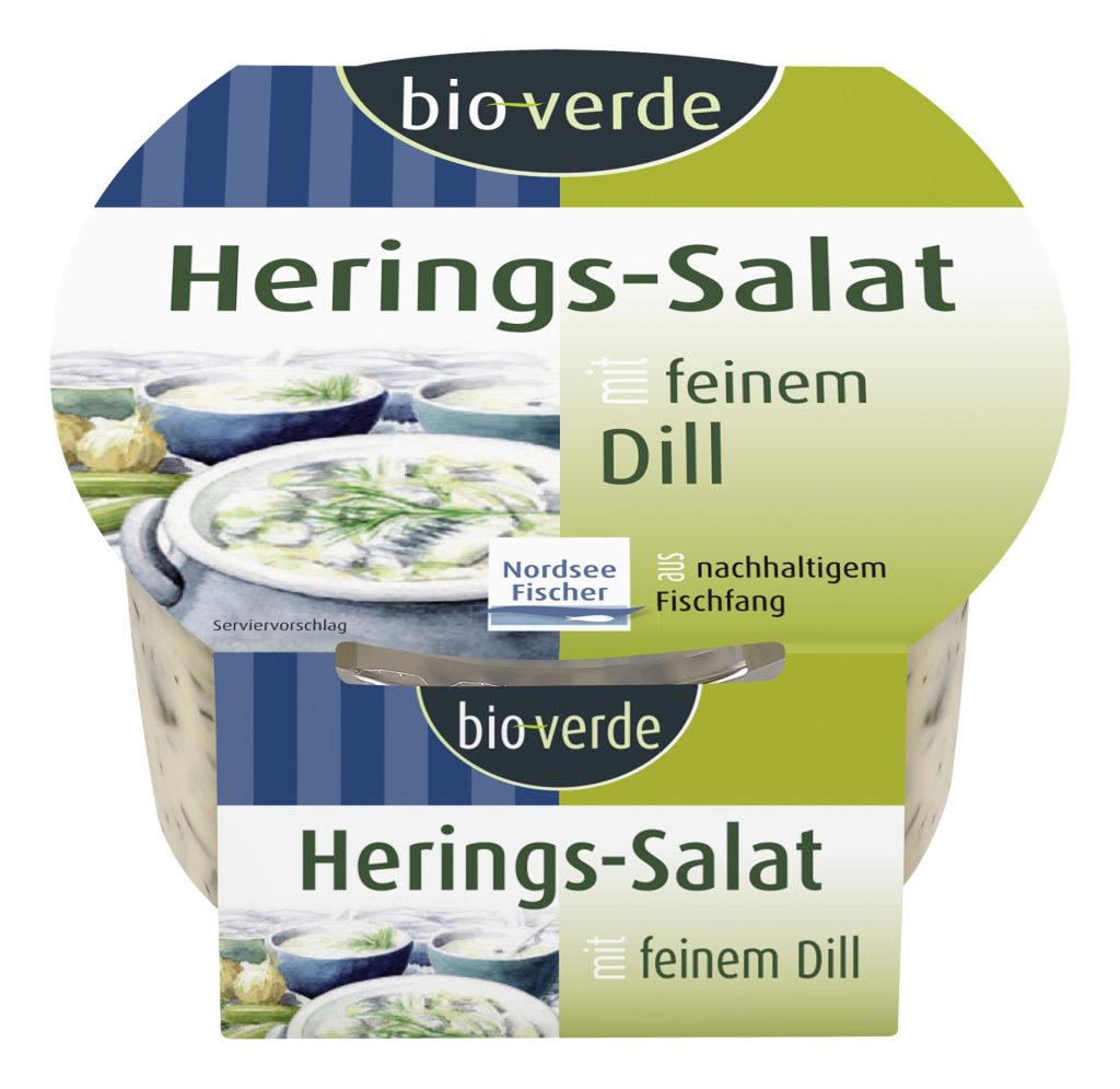 Hering Salat mit feinem Dill