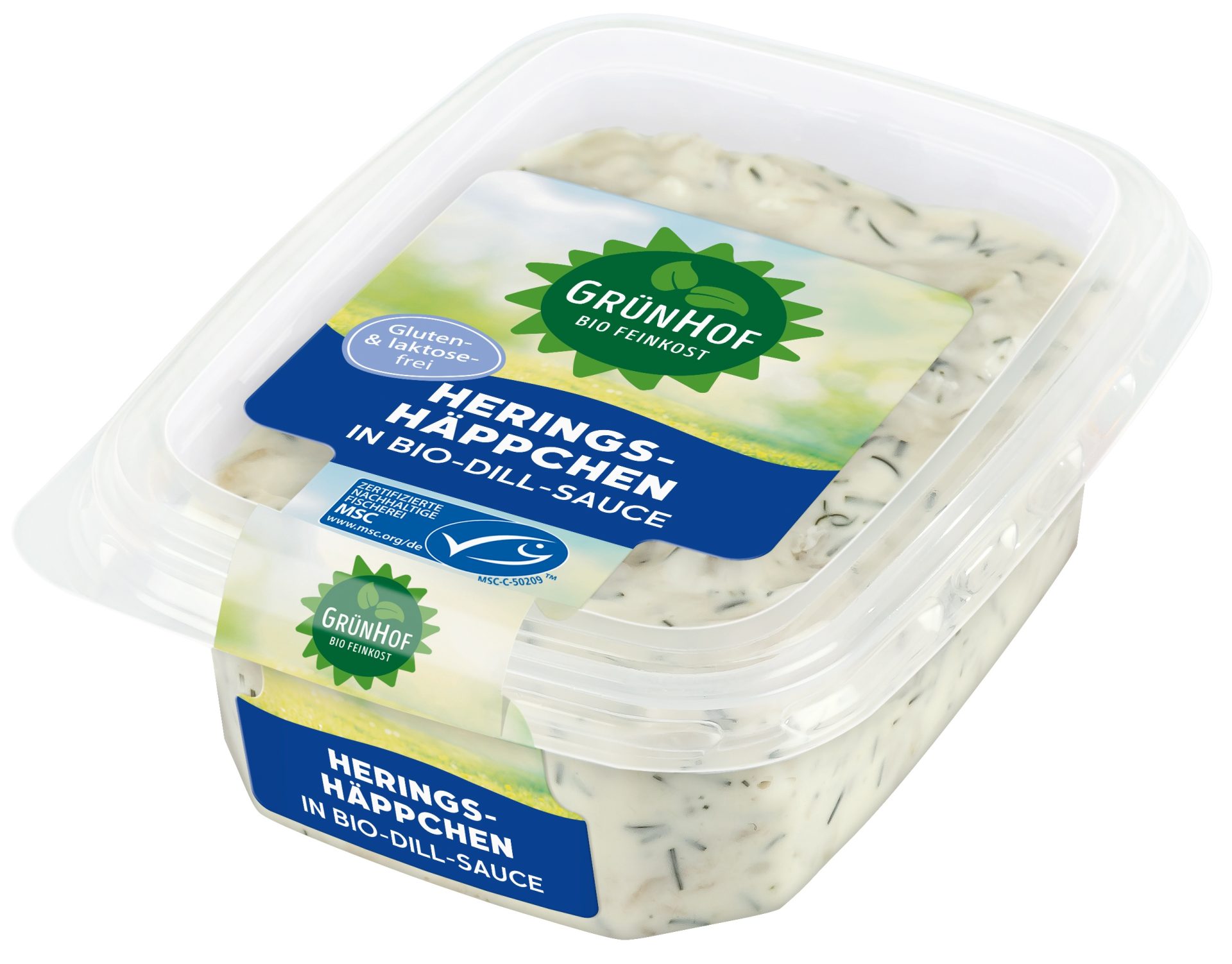 Heringshäppchen in Dillsauce